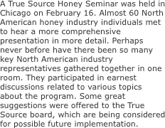 A True Source Honey Seminar